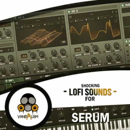 Vandalism Shocking Lo-Fi Sounds For Serum WAV MiDi Synth Presets